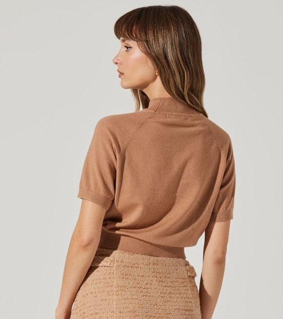 AS Camel Sweater Top - IF SO 